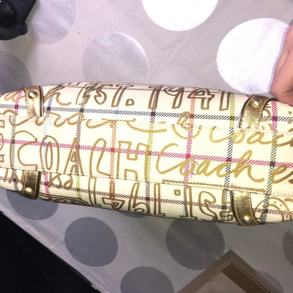 Authentic Coach Leather Poppy Graffiti XL … - Picture 7 of 7